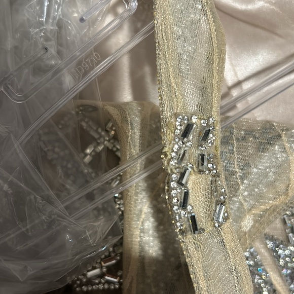 Cinderella divine dress , size 6 , silver nude . - Picture 16 of 16